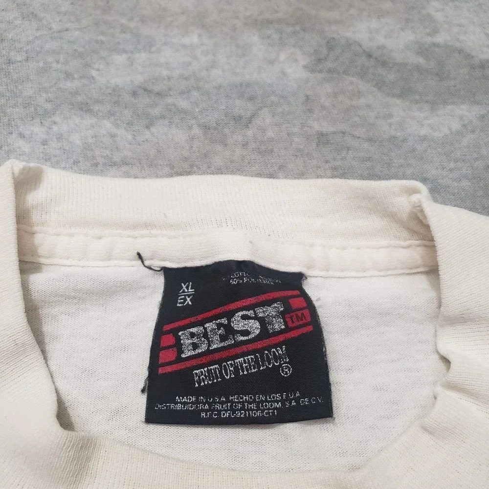 Vintage Hostess Shirt Mens XL White Short Sleeve Single Stitch Made In USA - Picture 6 of 11